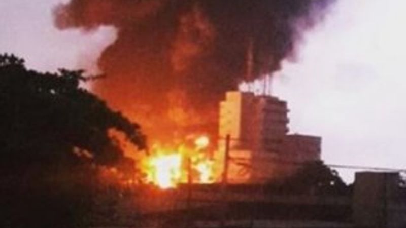 Gana'da benzin istasyonunda patlama