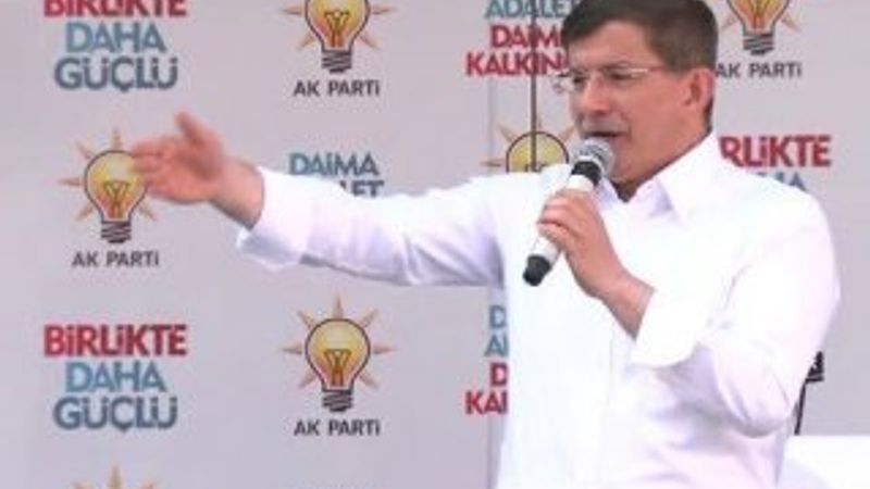Davutoğlu: 7 Haziran'da şampiyon olacağız