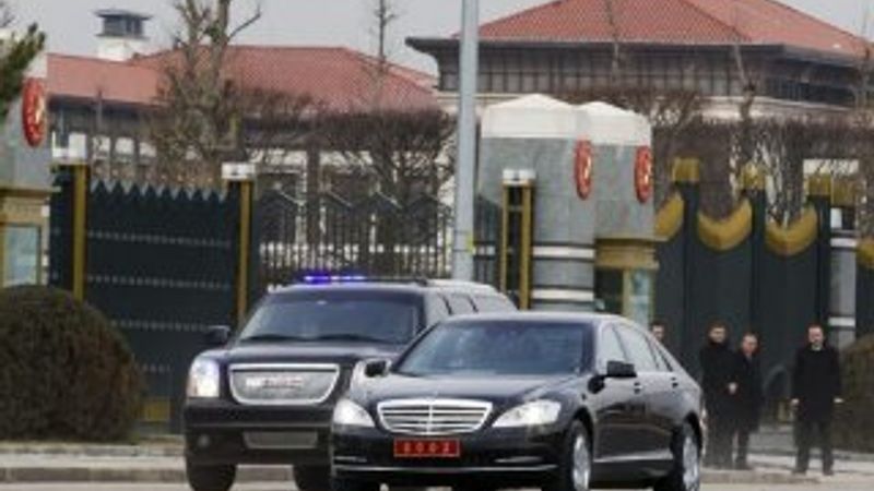 Başbakan Davutoğlu Cumhurbaşkanlığı Sarayı'nda