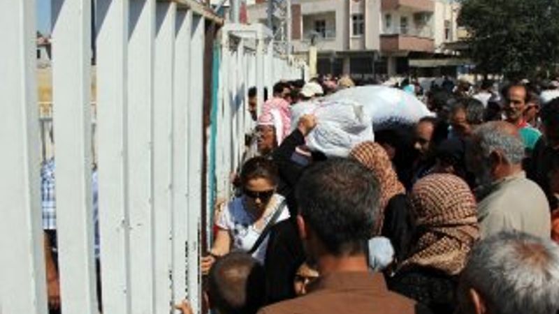 Sınıra Suriyeli akını