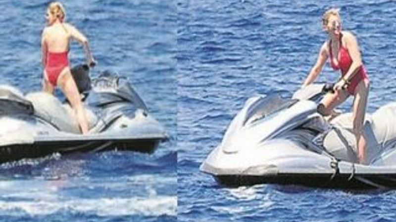 Fani Aysal'dan jet-ski şov
