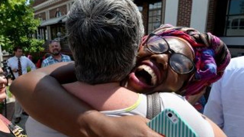 Washington'da eşcinsellerden büyük kutlama