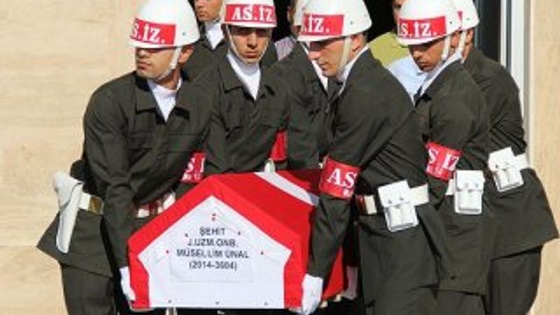 Şehit askerin otopsi işlemleri tamamlandı