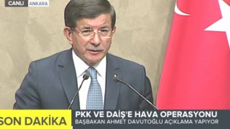 Davutoğlu PKK ve IŞİD operasyonlarını anlattı