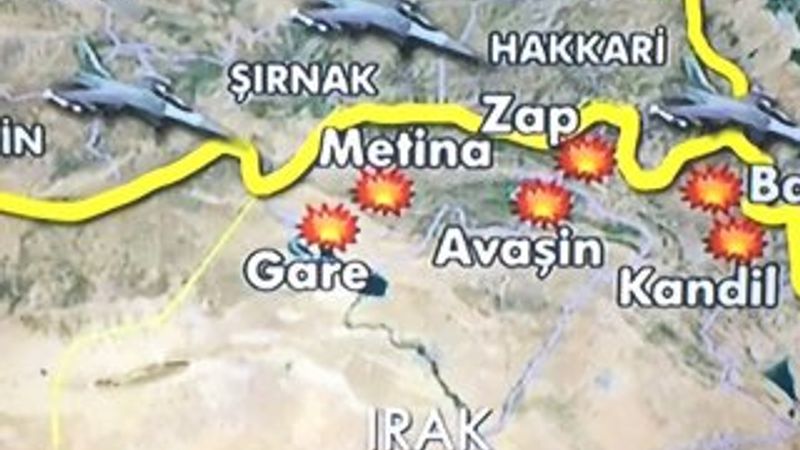 Türk jetlerinden PKK kamplarına operasyon