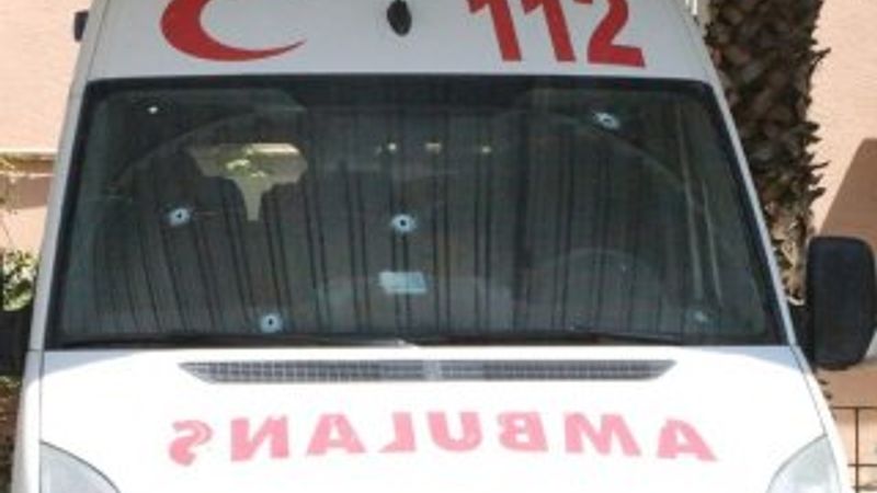 Mardin Nusaybin'de ambulanslara kurşun yağmuru