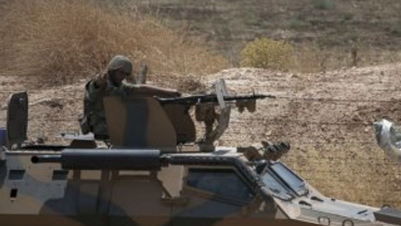 Gaziantep Karkamış'ta mevziler güçlendiriliyor