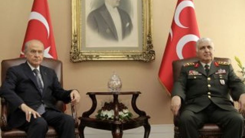 Genelkurmay Başkanı Bahçeli’yi ziyaret etti