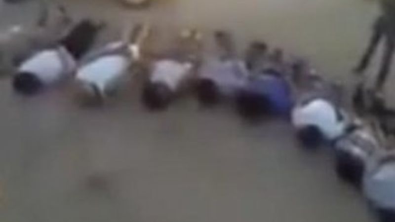 Şantiye işçilerini yere yatıran polislere soruşturma