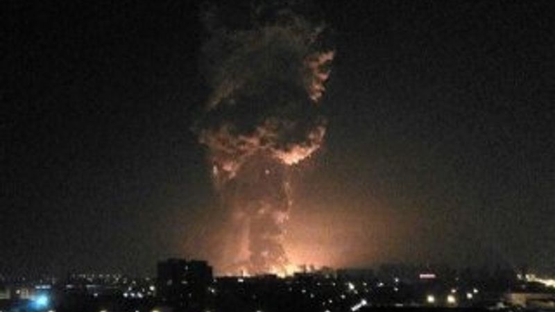 Çin'de büyük patlama