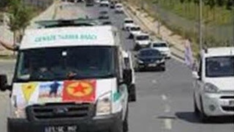 Siirt'te terörist cesetleri belediye aracıyla taşındı