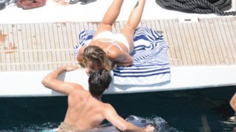 Hakan Sabancı ile Aslışah Alkoçlar tatilde