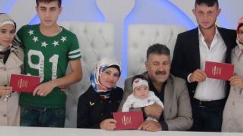 Baba ve oğulları Suriyeli kadınlarla evlendi
