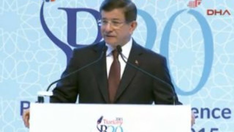 Başbakan Davutoğlu'nun B20 Konferansı konuşması