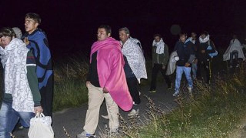 Sığınmacılar Danimarka'ya girdi
