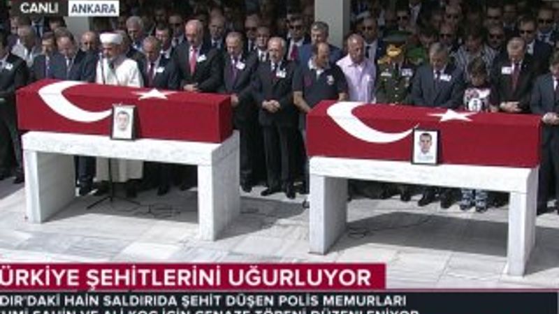 Iğdır şehitlerine Ankara'da son görev