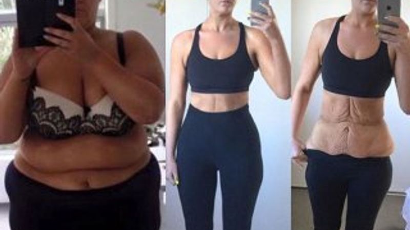 Kilo verdiğine inanmayanlara fotoğrafla yanıt verdi