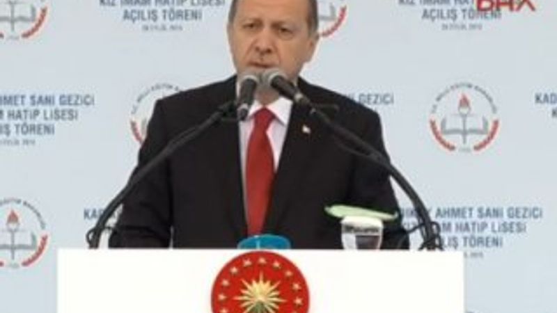 Cumhurbaşkanı Erdoğan Kadıköy'de okul açılışında