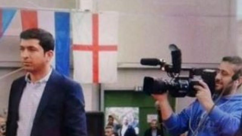 HDP'liler Azerbaycan bayrağına düğüm attı