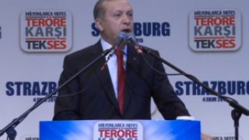 Cumhurbaşkanı Erdoğan'ın Strazburg konuşması