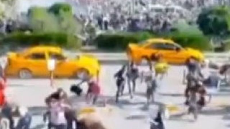 Ankara'daki patlama anı güvenlik kamerasında