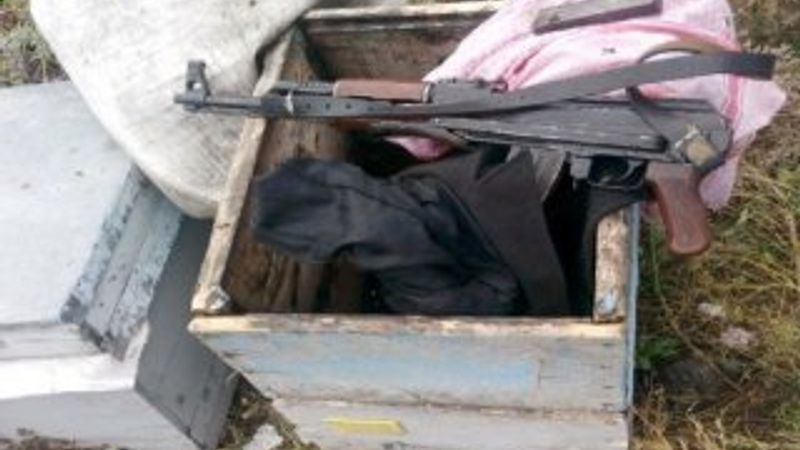 Erzurum'da HDP'li başkanın evinden mühimmat çıktı