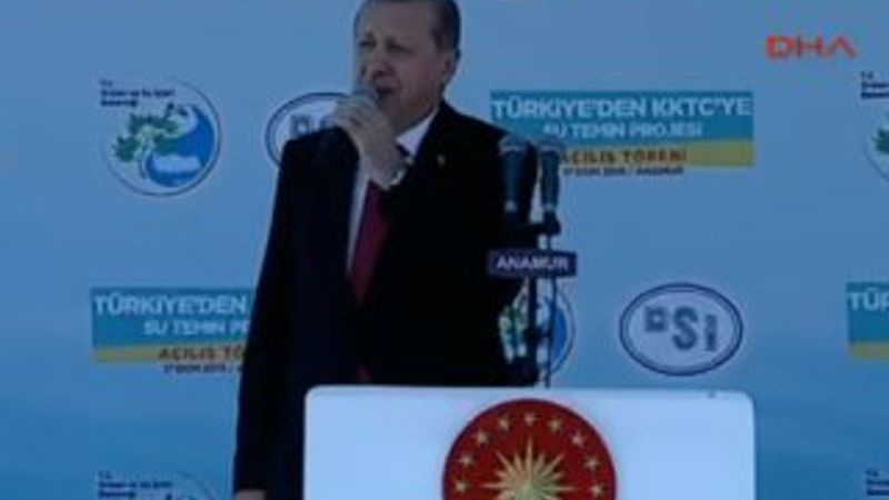 Erdoğan'ın Asrın Projesi açılış töreni konuşması