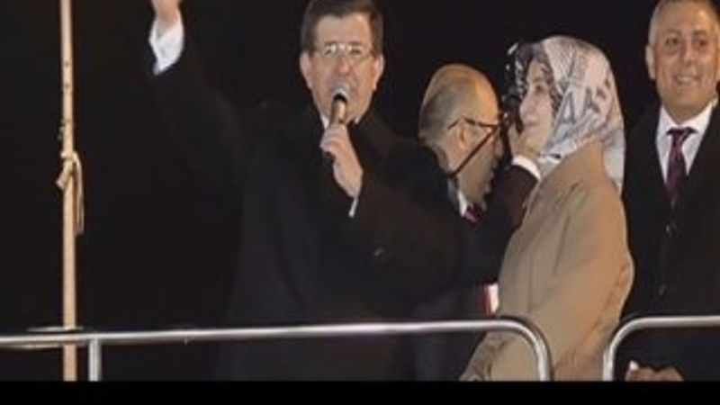 Ahmet Davutoğlu'nun balkon konuşması
