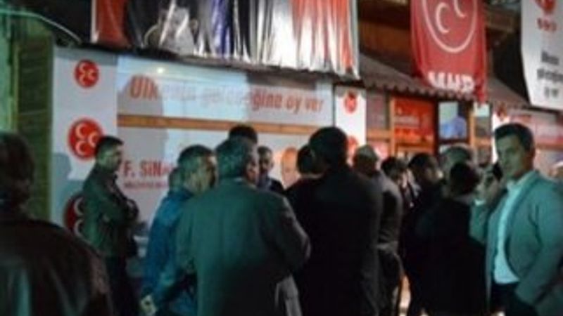 MHP Genel Merkezi önünde kimse yok
