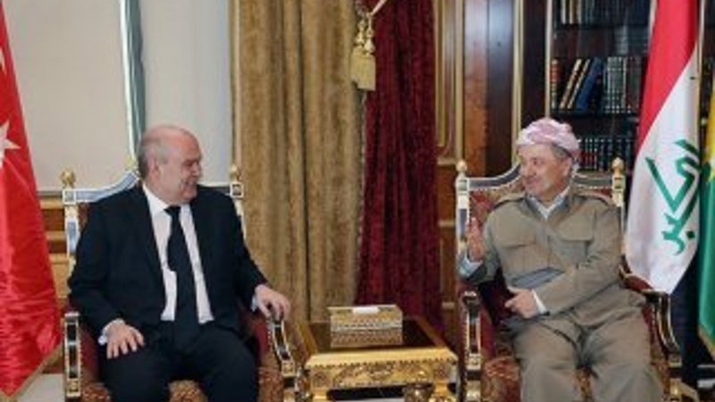 Bakan Sinirlioğlu Erbil'de Barzani'yle görüştü