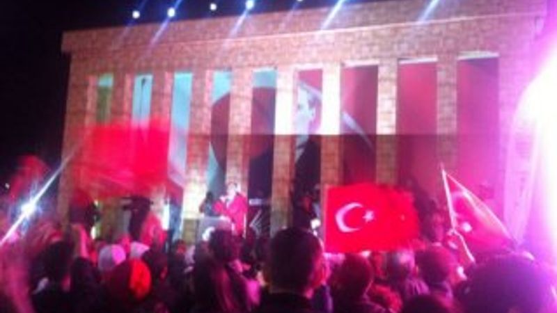 CHP'li belediye maket Anıtkabir kurdu