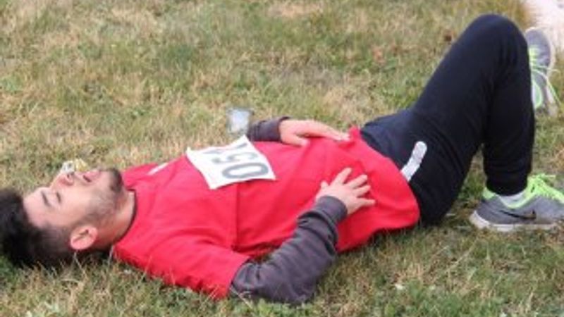 Sivas'ta Ata'ya saygı koşusu