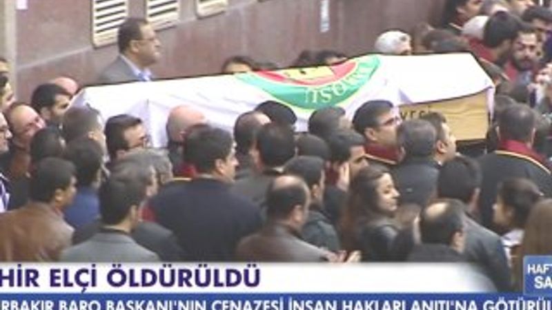 Tahir Elçi'nin cenaze töreni