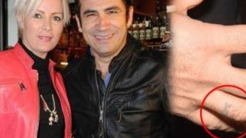 Ferhat Göçer aşkını parmağına dövme yaptırdı