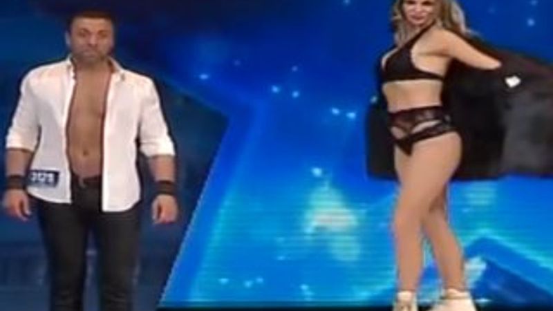 Yetenek yarışmasındaki patenli şov yürekleri ağza getirdi