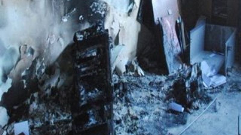 PKK okulları önce karargah yaptı sonra yaktı