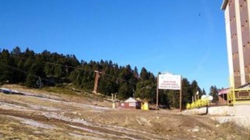 Uludağ kışa hazır ancak kar yok