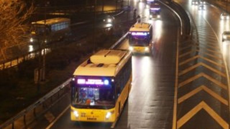 İstanbul'da gece hizmet veren İETT hatlarında değişiklik