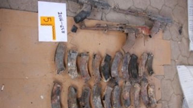 Cizre'de bodrum kattan cephanelik çıktı