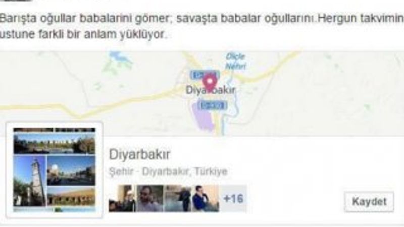 Diyarbakır şehidinin yürek yakan paylaşımı