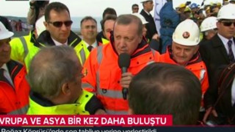 Erdoğan'dan 3. Köprü işçilerine ikramiye müjdesi
