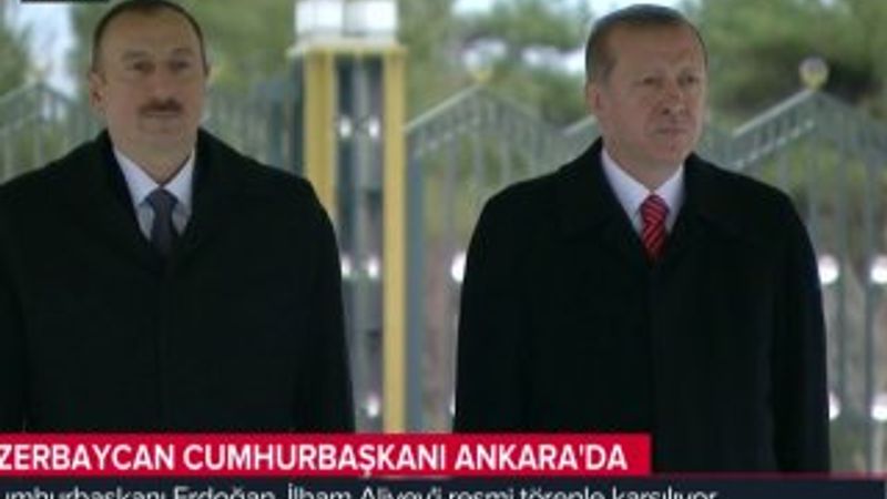 Cumhurbaşkanı Erdoğan Aliyev'le basın toplantısı düzenledi