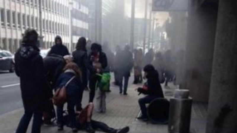 Brüksel metrosunda patlama