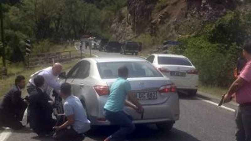 CHP konvoyuna saldırıdan ilk görüntüler