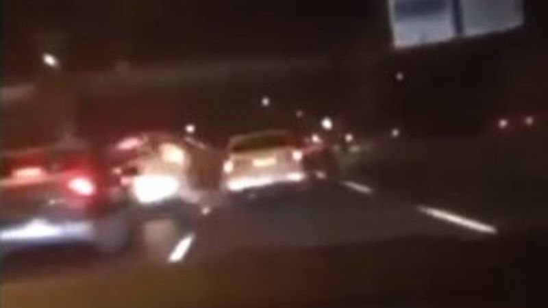 Makas atan trafik magandası kazayı gülerek anlattı