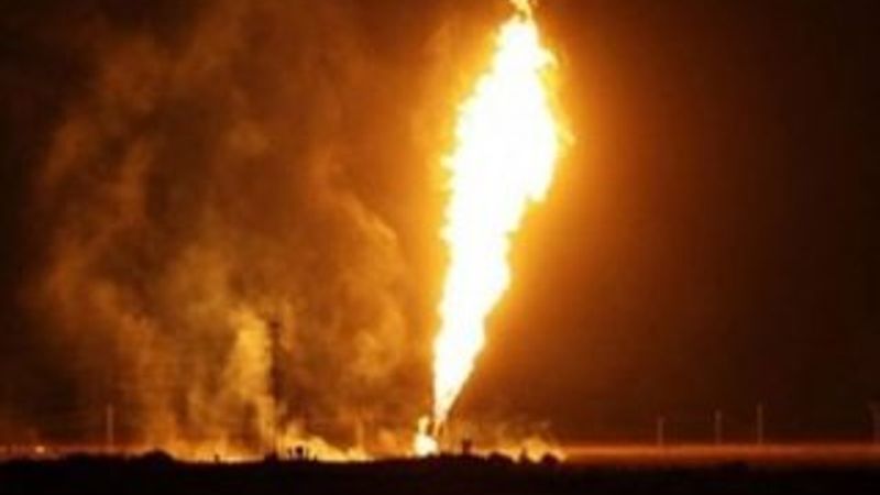 Doğubayazıt'ta doğalgaz boru hattında patlama