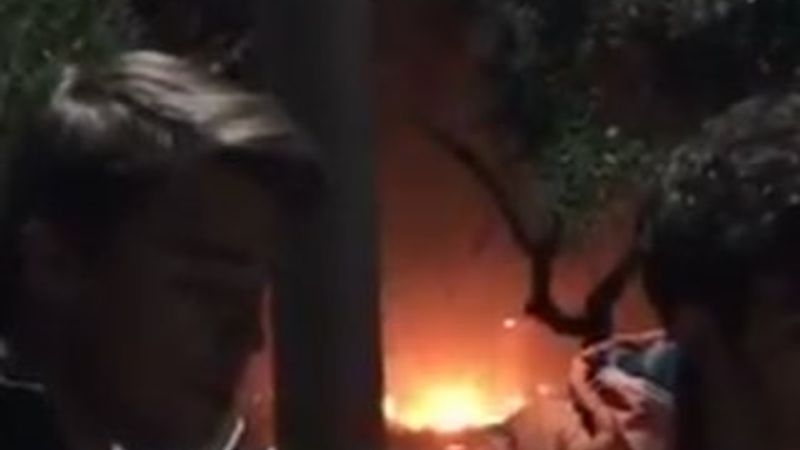 Beşiktaş'taki patlama anı Üsküdar'dan görüntülendi