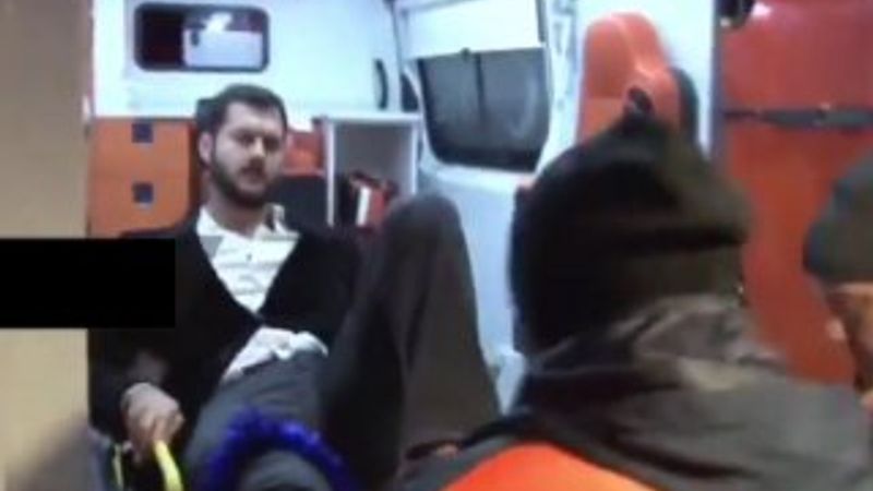 Reina saldırısında yaralanan Amerikalının görüntüleri