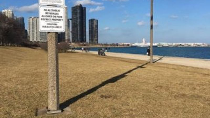 Chicago'da parklarda içki içmek yasak