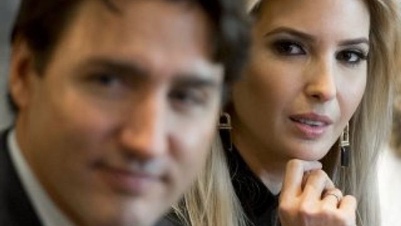 Ivanka Trump'ın Trudeau hayranlığı